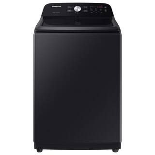 Samsung 5 cu. ft. Large Capacity Top Load Washer in Brushed Black with Deep Fill and EZ Access Tu... | The Home Depot