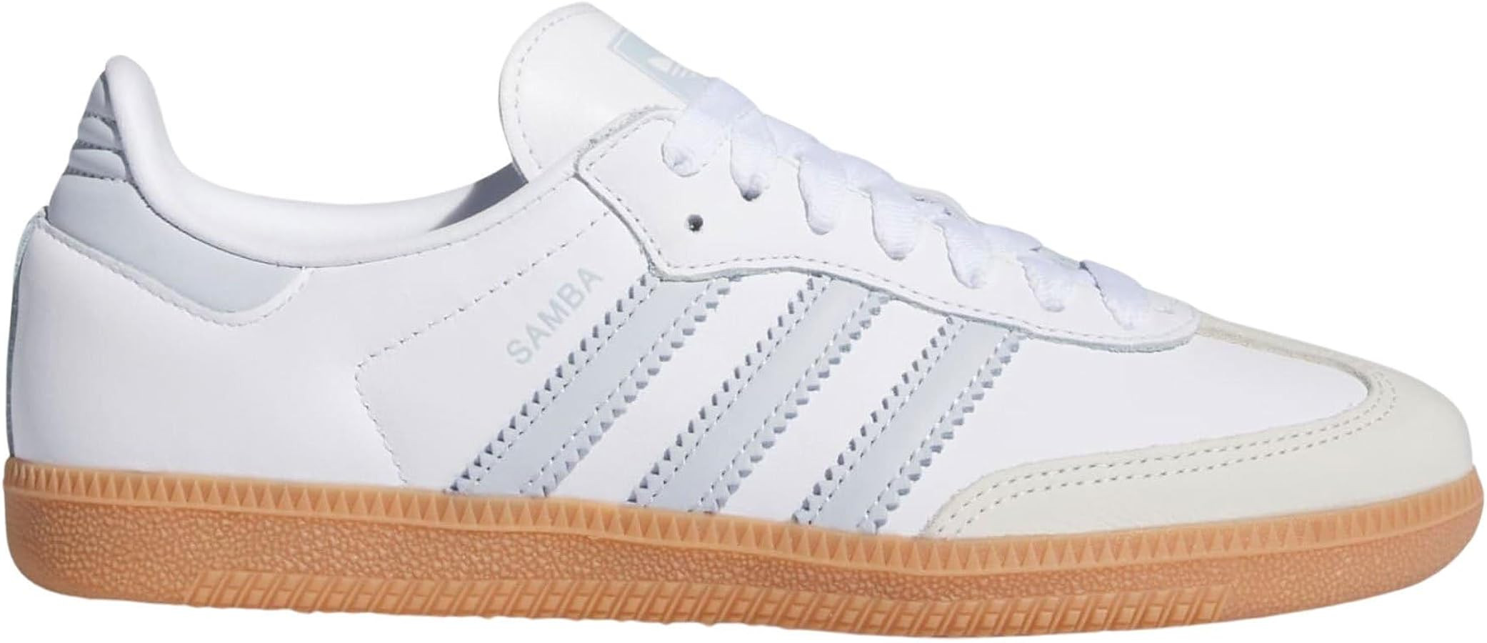 adidas Samba OG Womens White Energy Ink Gum Size | Amazon (US)
