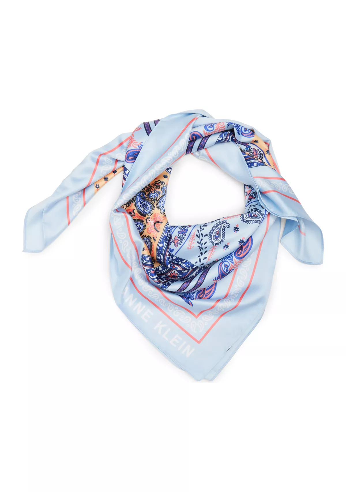 Patchwork Printed Satin Square Scarf | Belk