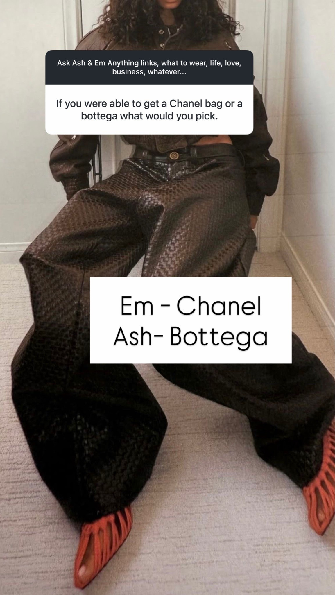 our current dream bags