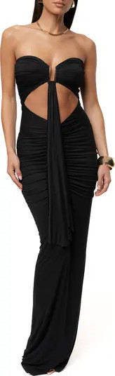 JLUXLABEL Atlantis Drape Maxi Dress | Nordstrom | Nordstrom