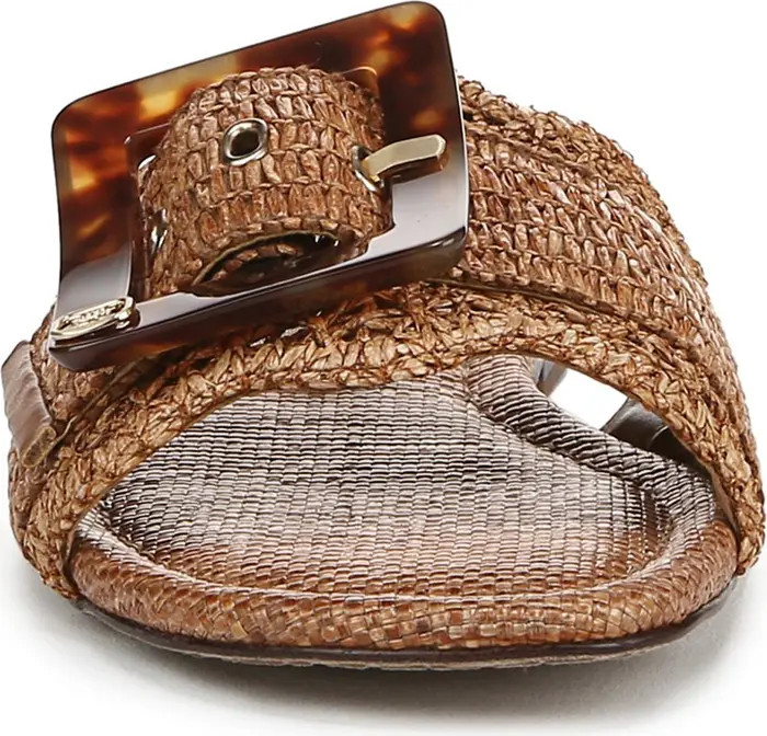 Sam Edelman Bambi Raffia Buckle Slide Sandal (Women) | Nordstromrack | Nordstrom Rack
