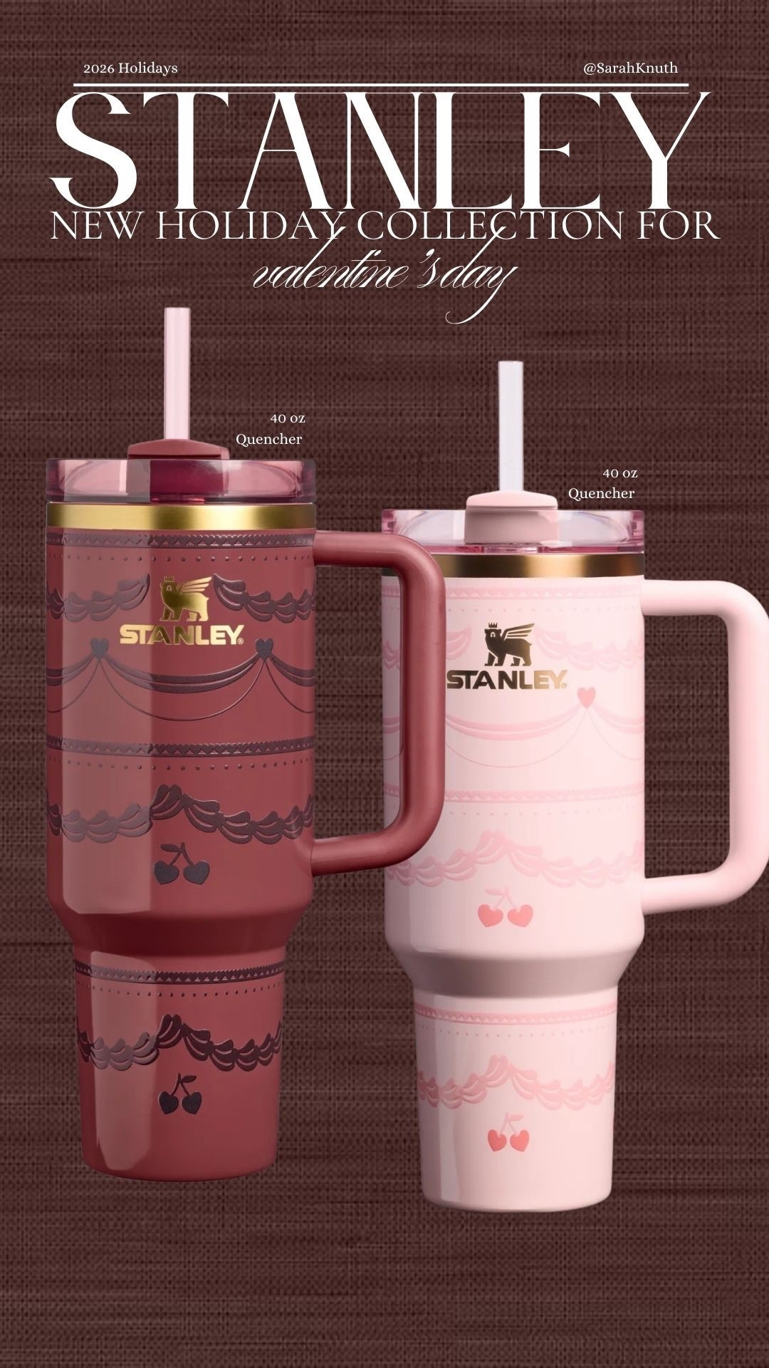 New prints at @stanley_brand! Perfect for valentine’s day. #stanleypartner