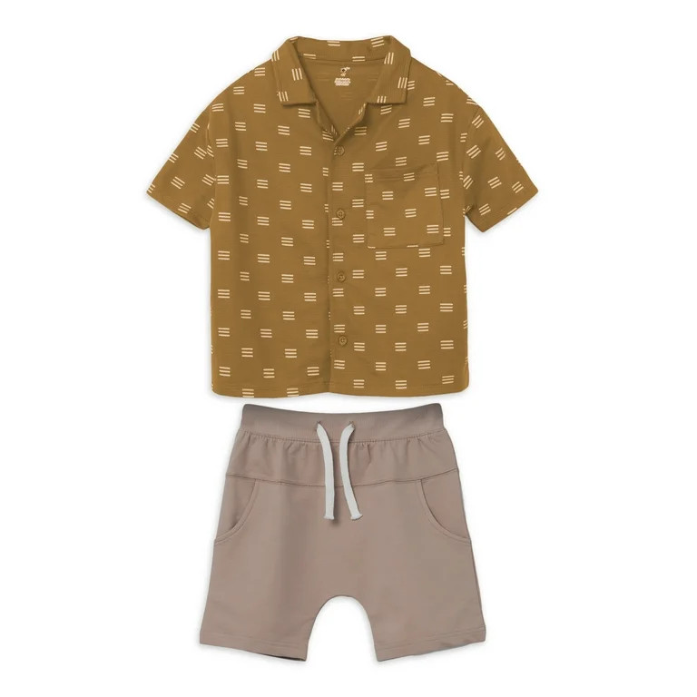 Little Star Organic Toddler Boys 6Pc Mix & Match Bundle Set, Sizes 12M-10 | Walmart (US)