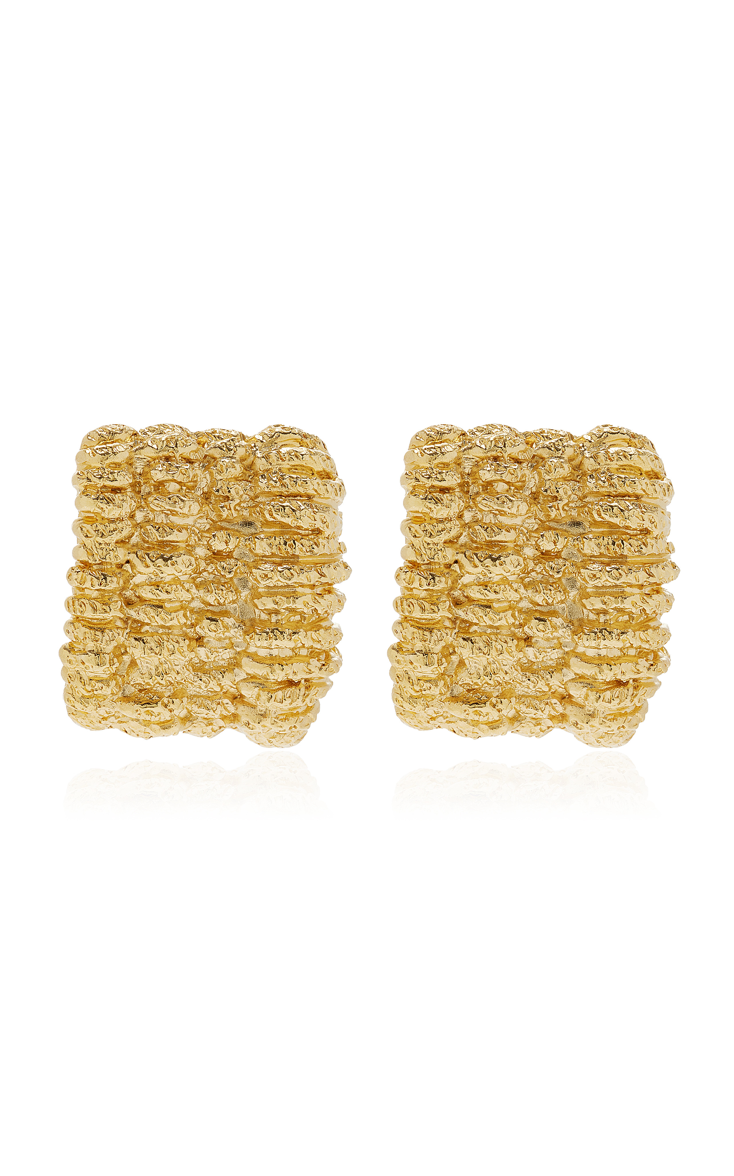 Sonora Small 18K Gold-Plated Earrings | Moda Operandi (Global)