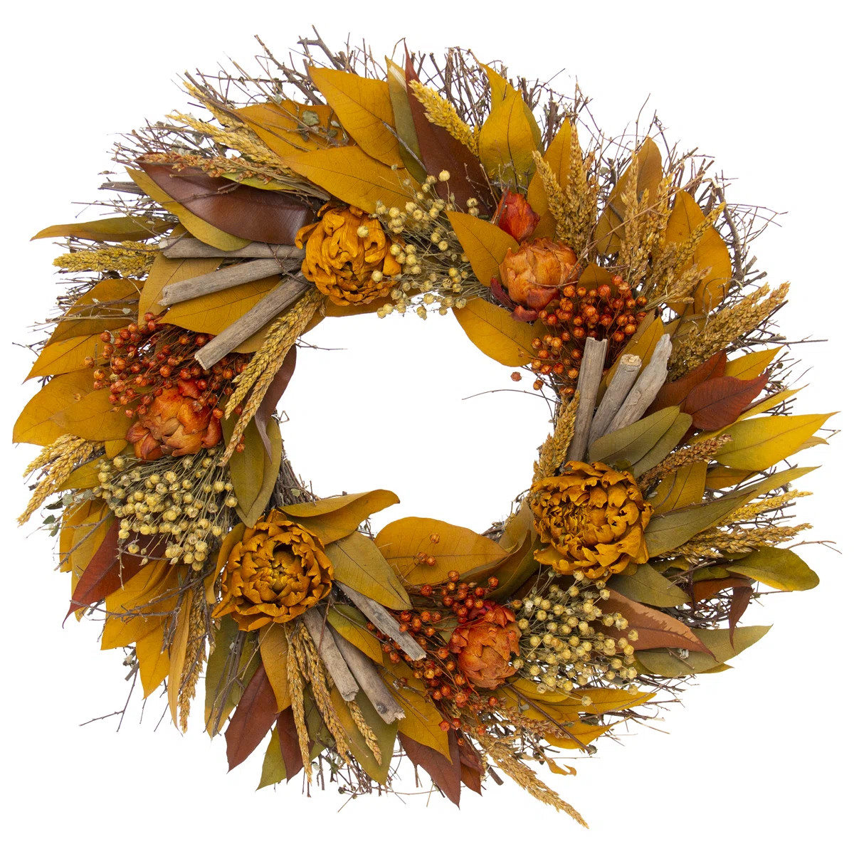 Preserved Pine Twig 18'' Wreath | Wayfair North America