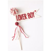 Valentine's Pennant Wand - Flag Lover Boy | Etsy (US)