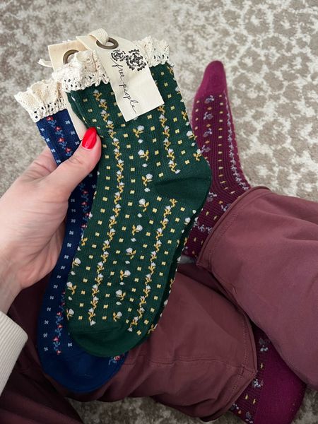 The best socks! So cute for so many  different looks and come in multiple colors. 



#LTKHoliday #LTKfindsunder50 #LTKGiftGuide