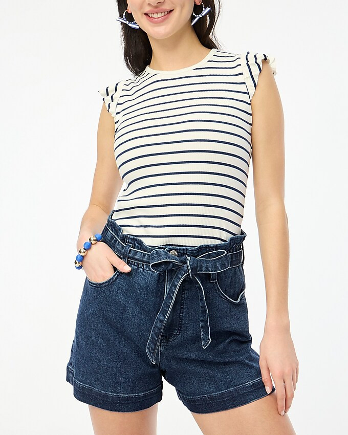Paper-bag jean short | J.Crew Factory