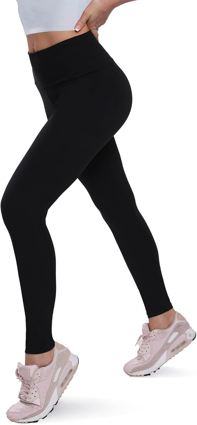 QGGQDD Fleece Lined Leggings Women - Soft Tummy Control High Waisted Winter Thermal Warm Yoga Pan... | Amazon (US)