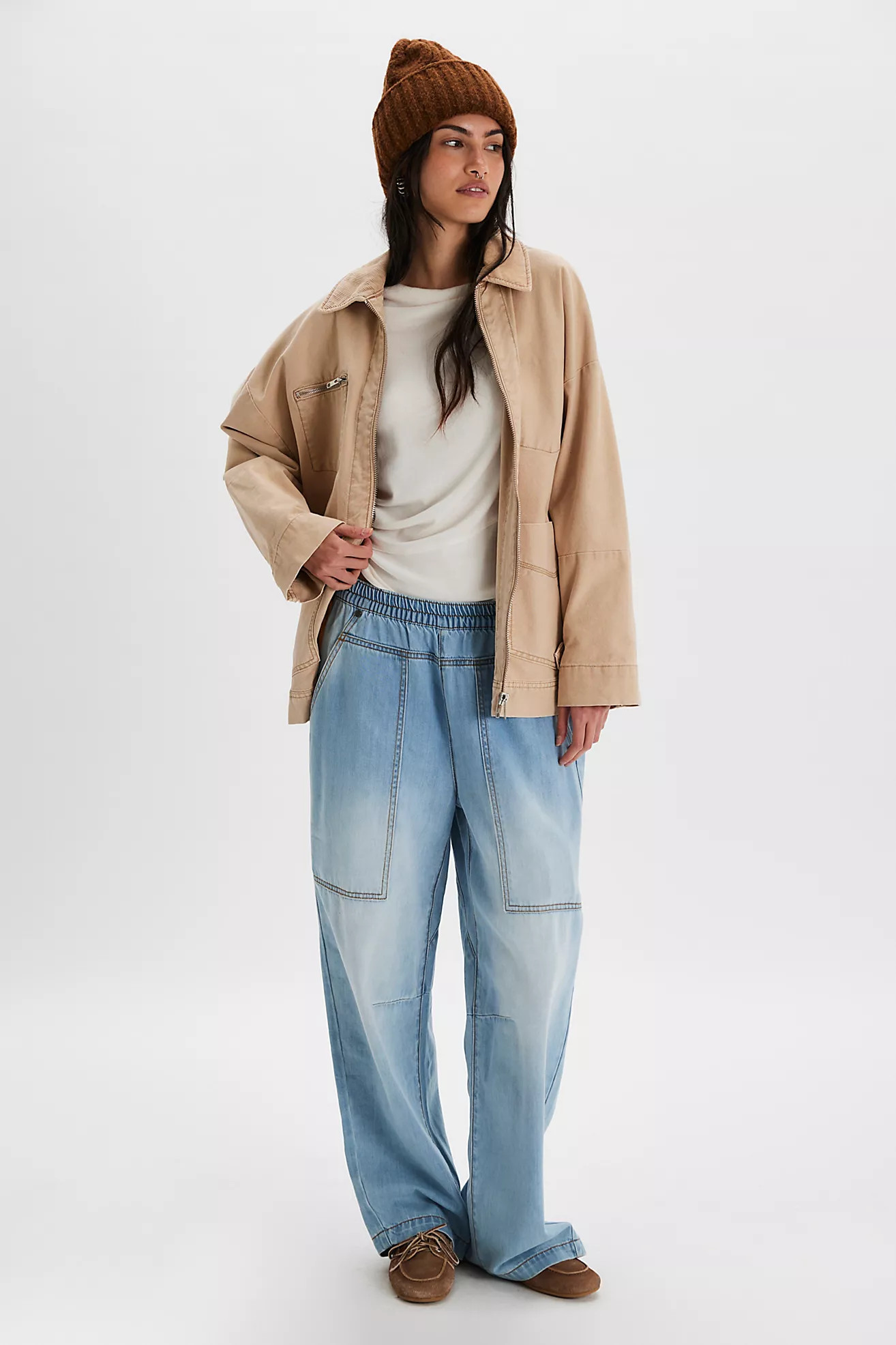 OneTeaspoon Odyssey Pull-On Boyfriend Jeans | Free People (Global - UK&FR Excluded)