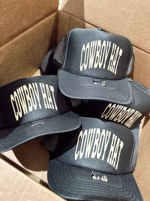 Cowboy Hat - Black | KenzKustomz