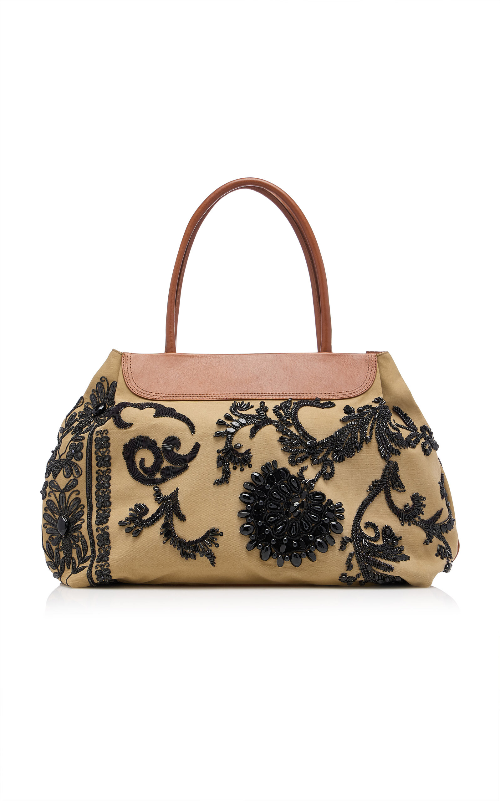 Large Embellished Cotton Canvas Tote Bag | Moda Operandi (Global)