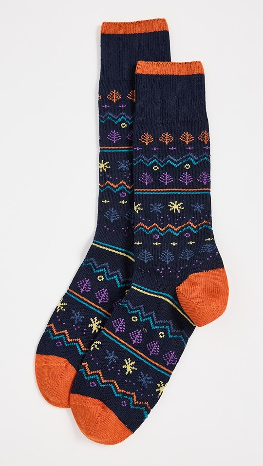 Paul Smith Doodle Fair Isle Socks | SHOPBOP | Shopbop