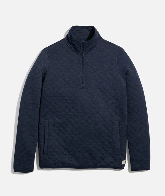 Women's Corbet Quarter Zip Pullover in Navy | Marine Layer