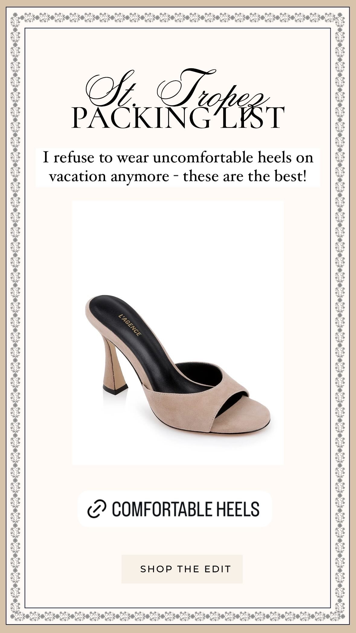 Easy mule sandals, heels. 

#LTKSeasonal #LTKShoeCrush #LTKParties