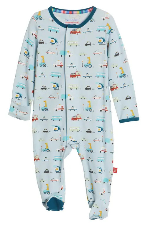 Magnetic Me Giraffic Jam Magnetic Footie in Giraffe at Nordstrom, Size 6-9M | Nordstrom