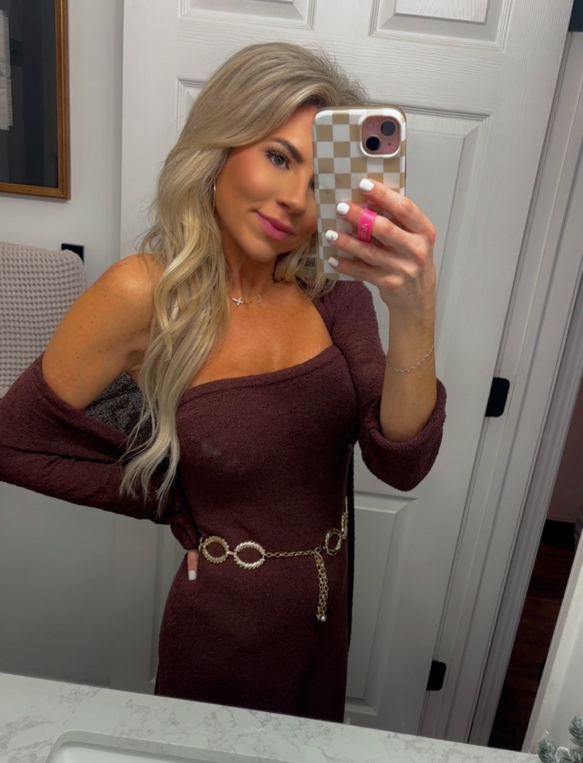 Need this two piece set in every color it’s that good!! #freepeople#twopieceset#winterfashion#cardigan#wine#winecolor#belt#anthro

#LTKFindsUnder100 #LTKHoliday #LTKPetite