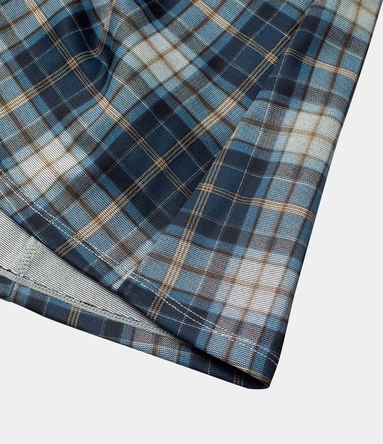 Women’s High Waisted 2-in-1 Side Pocket Plaid Pleated Mini Casual Skirt - HALARA | HALARA