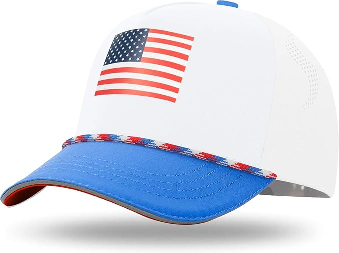 BROMZ Kids Youth American Flag Trucker Hat, 250th Anniversary USA Hat, Patriotic Snapback Basebal... | Amazon (US)