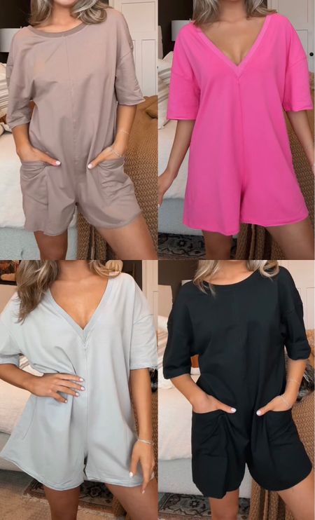 these rompers are an absolute must have! 🤩🙌🏼 #amazonspringfashion #freepeopleromper #affordablewomensclothing amazon spring summer fashion free people inspired hot shot romper must have staple pieces affordable women’s clothing 

#LTKstyletip #LTKMostLoved #LTKfindsunder50