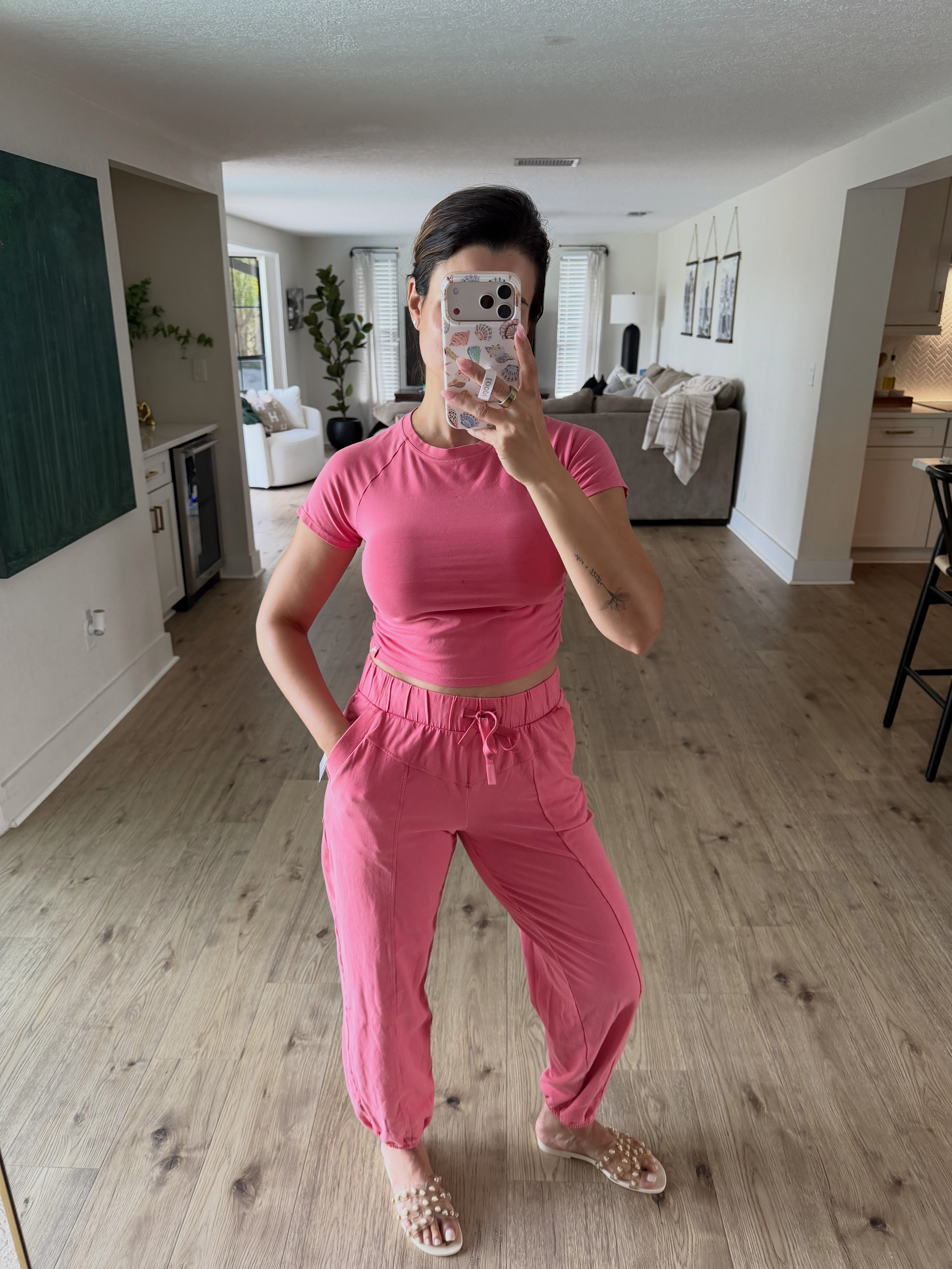 The kind of outfit you throw on and instantly feel put together 💕 size small in both — JoyLab/Target for the win! 

 #LTKootd #LTKmomlife #LTKActive