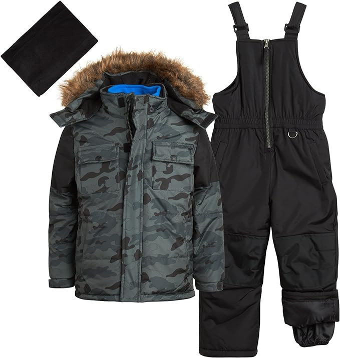 iXtreme Baby Boys' Snowsuit - 2 Piece Insulated Ski Jacket and Snow Bib (Toddler) | Amazon (US)