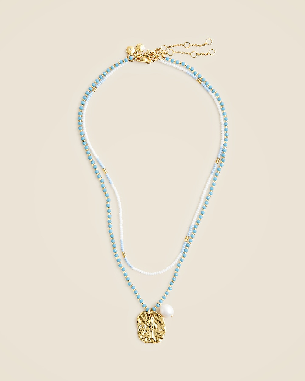 Layered fish pendant necklace | J. Crew US