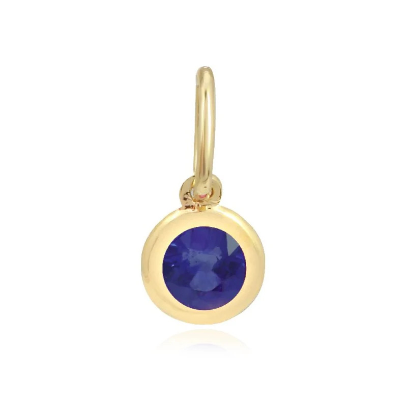 Gemstone Bezel Charm | Alev Jewelry
