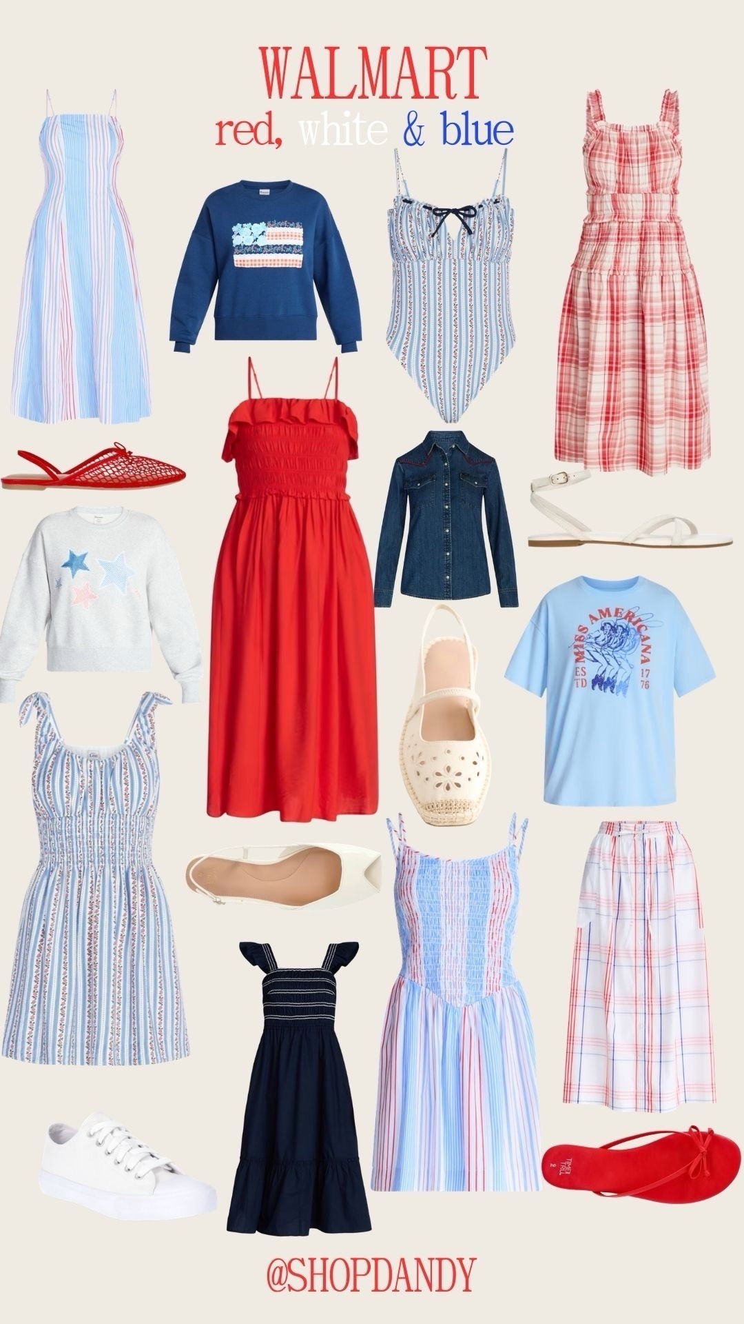 So many cute red, white & blue outfits at Walmart right now!

#LTKootd #LTKSeasonal #LTKgrwm