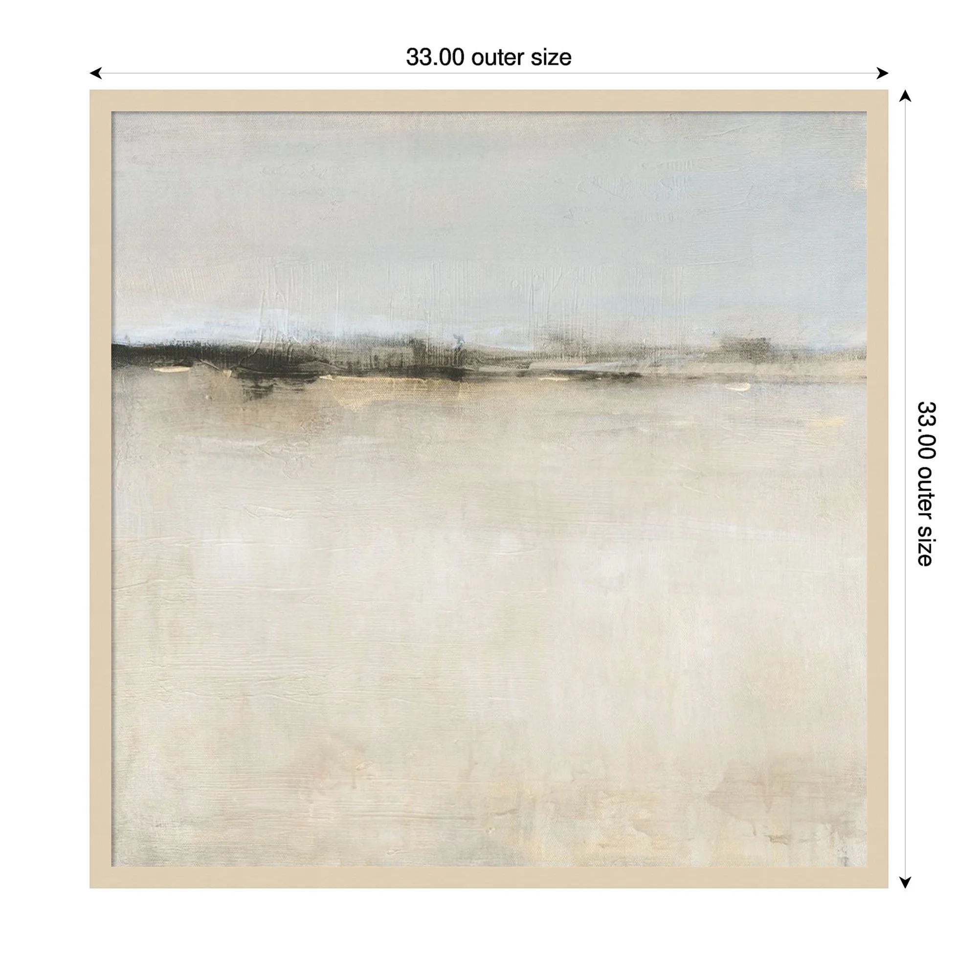 Subtle Landscape II by Tim O'Toole, Neutral and Minimalist Home Wall Decor for mywellihouse - Wal... | Walmart (US)