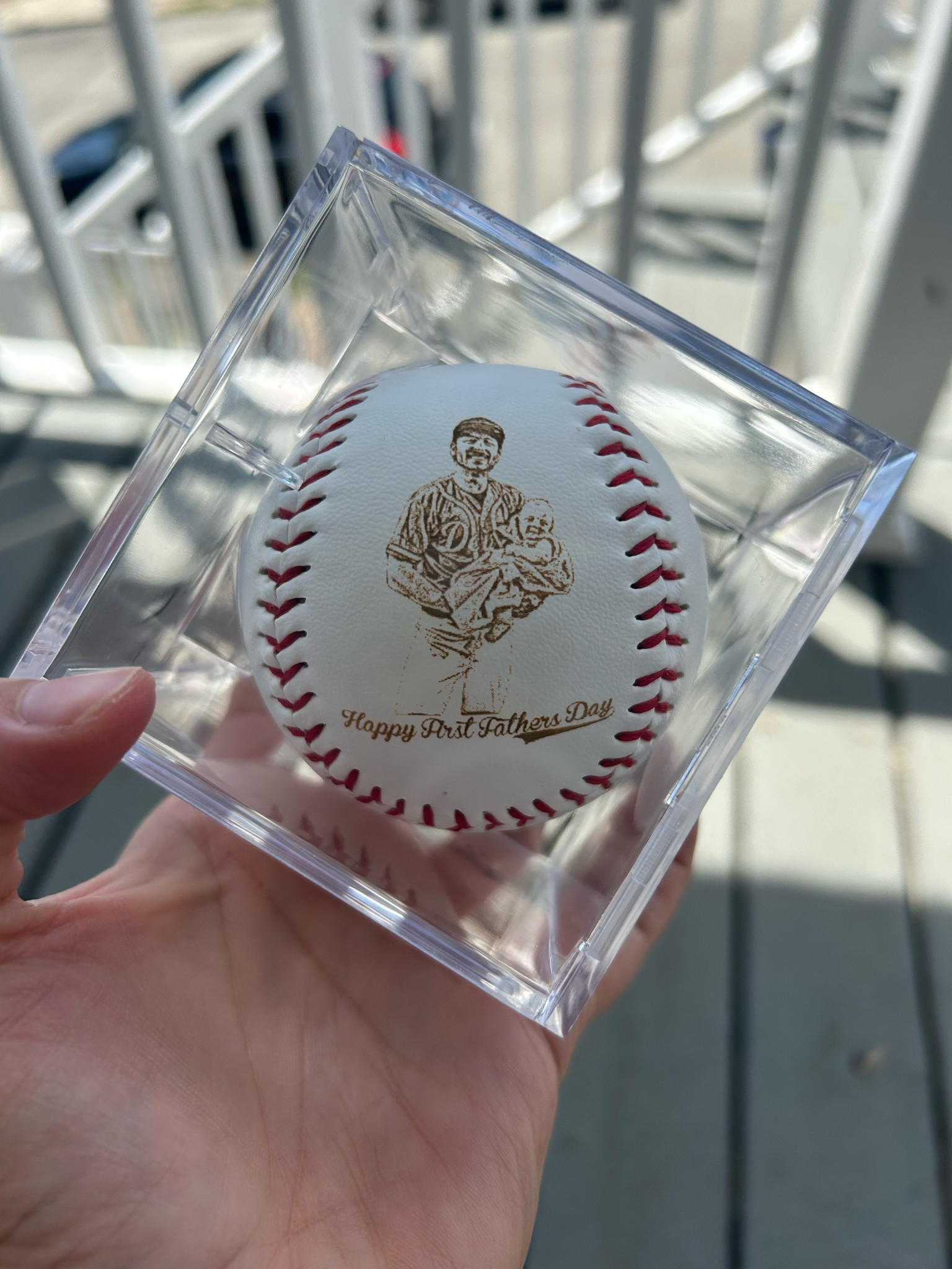 The perfect gift for any dad, or anyone who is a baseball fan! You just send them any picture and then they put it on the baseball!!!

#LTKFamily #LTKMens