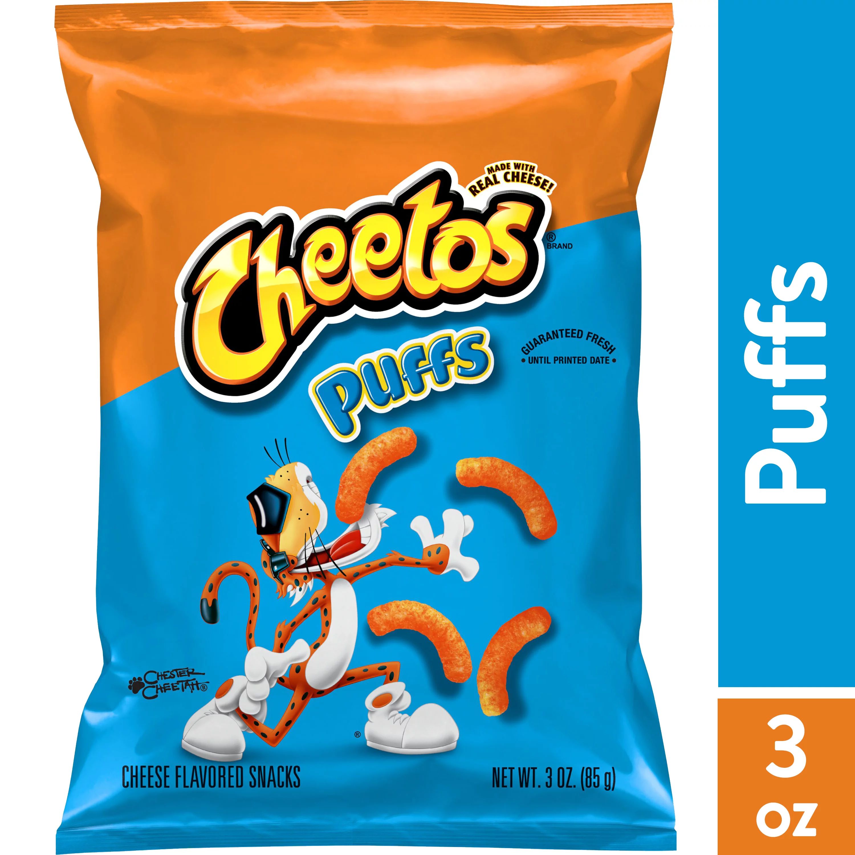 Cheetos Puffs Cheese Flavored Snack Chips, 3 oz Bag | Walmart (US)