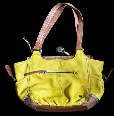 The Sak Kendra Hobo Sunlight Shoulder Bag Genuine Leather Yellow Spring | eBay US