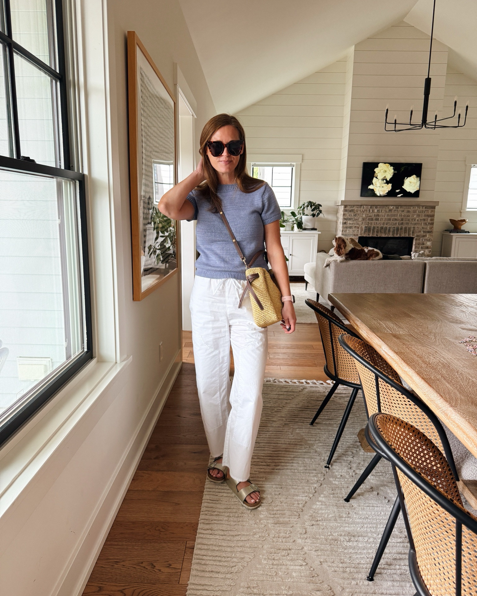 Top size small
Pants run very big, I’m wearing an xxs

#LTKdayinmylife #LTKgrwm #LTKootd