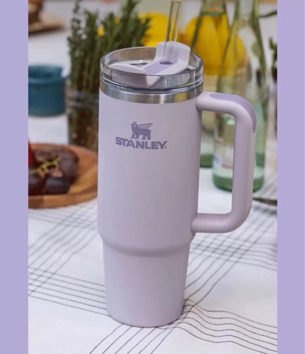Stanley Quencher H2.0 Tumbler  Coffee and tea accessories, Purple cups,  Vacuum bottle