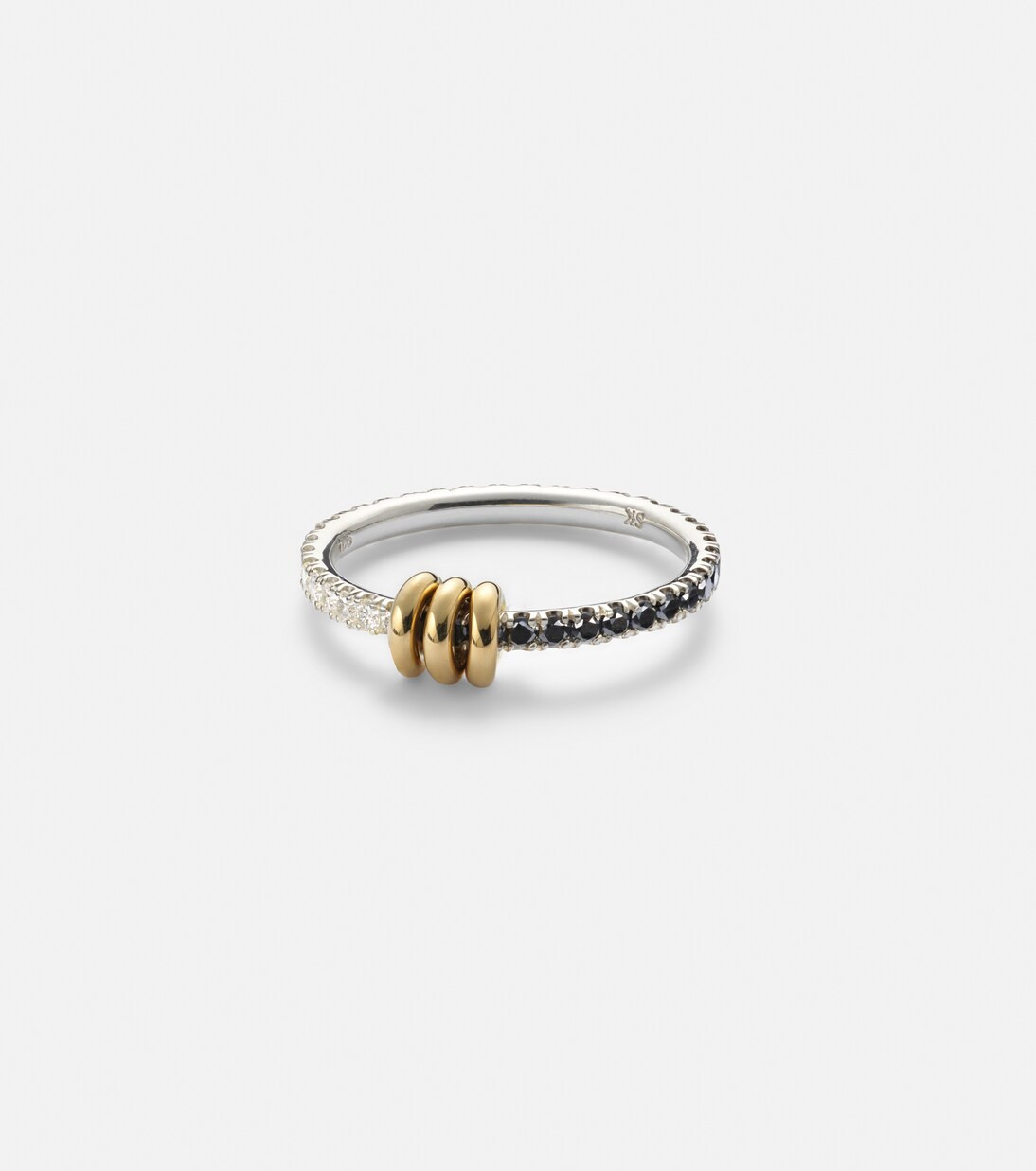 Sirius Eclipse 18kt gold and sterling silver ring with diamonds | Mytheresa (US/CA)