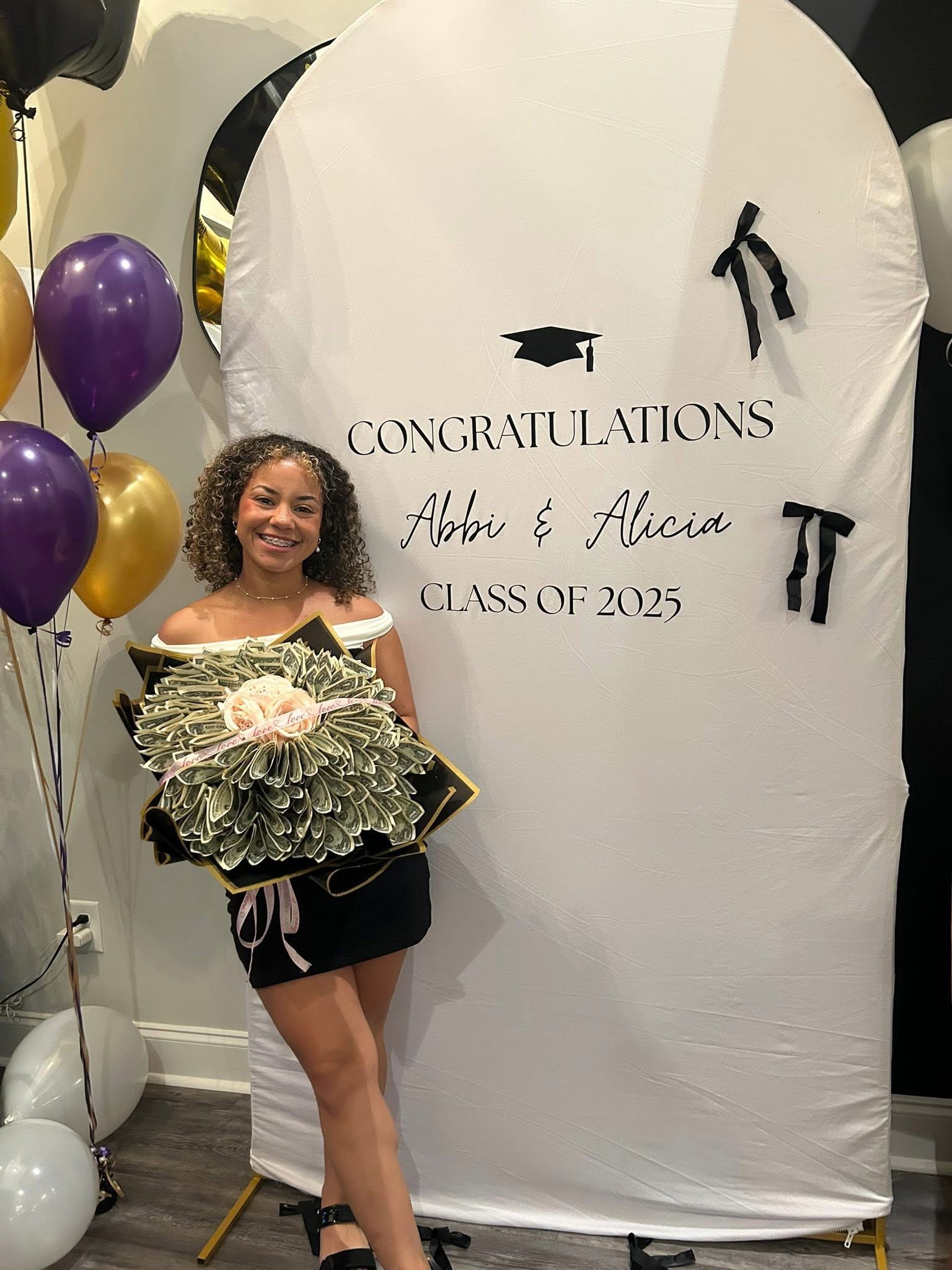 Black and White Grad Dress 🎓🤍

#LTKSeasonal #LTKShoeCrush #LTKPetite