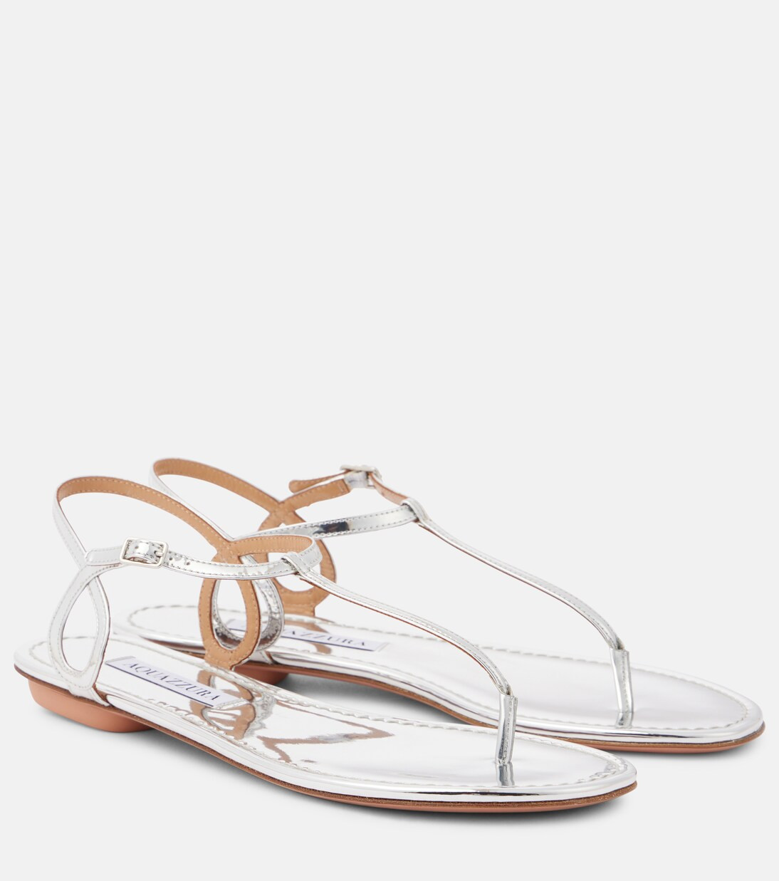 Almost Bare metallic thong sandals | Mytheresa (US/CA)
