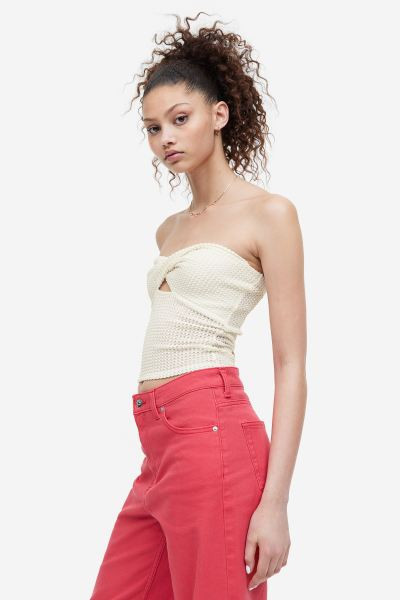 Twist-detail Bandeau Top | H&M (US + CA)