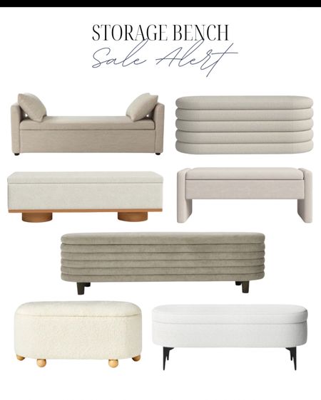 Modern storage benches you requested. All these beautiful options are on sale!! 

#LTKSaleAlert #LTKStyleTip #LTKHome