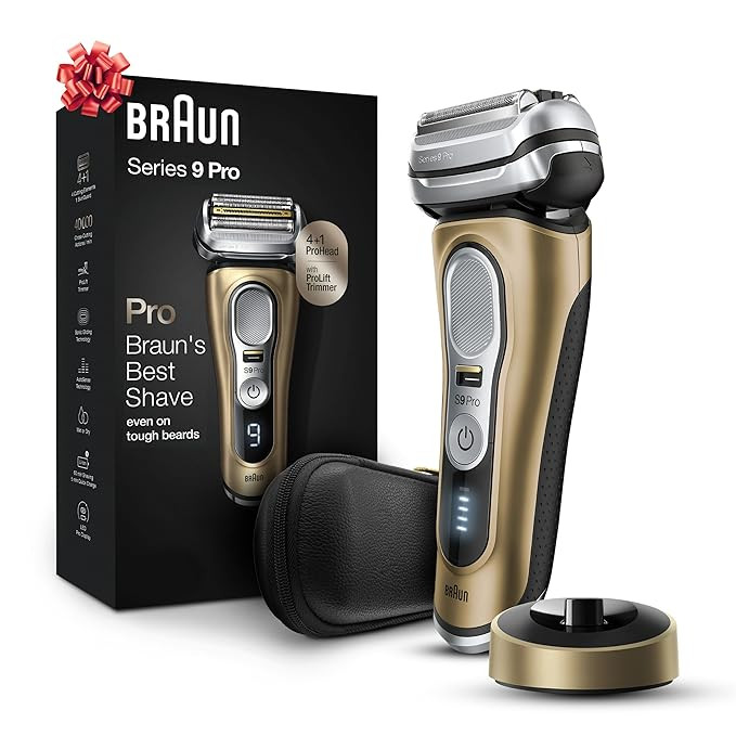 Braun Series 9 Pro 9419s Electric Shaver for Men, Holiday Gifts for Men, Wet & Dry Shave, Shaving... | Amazon (US)