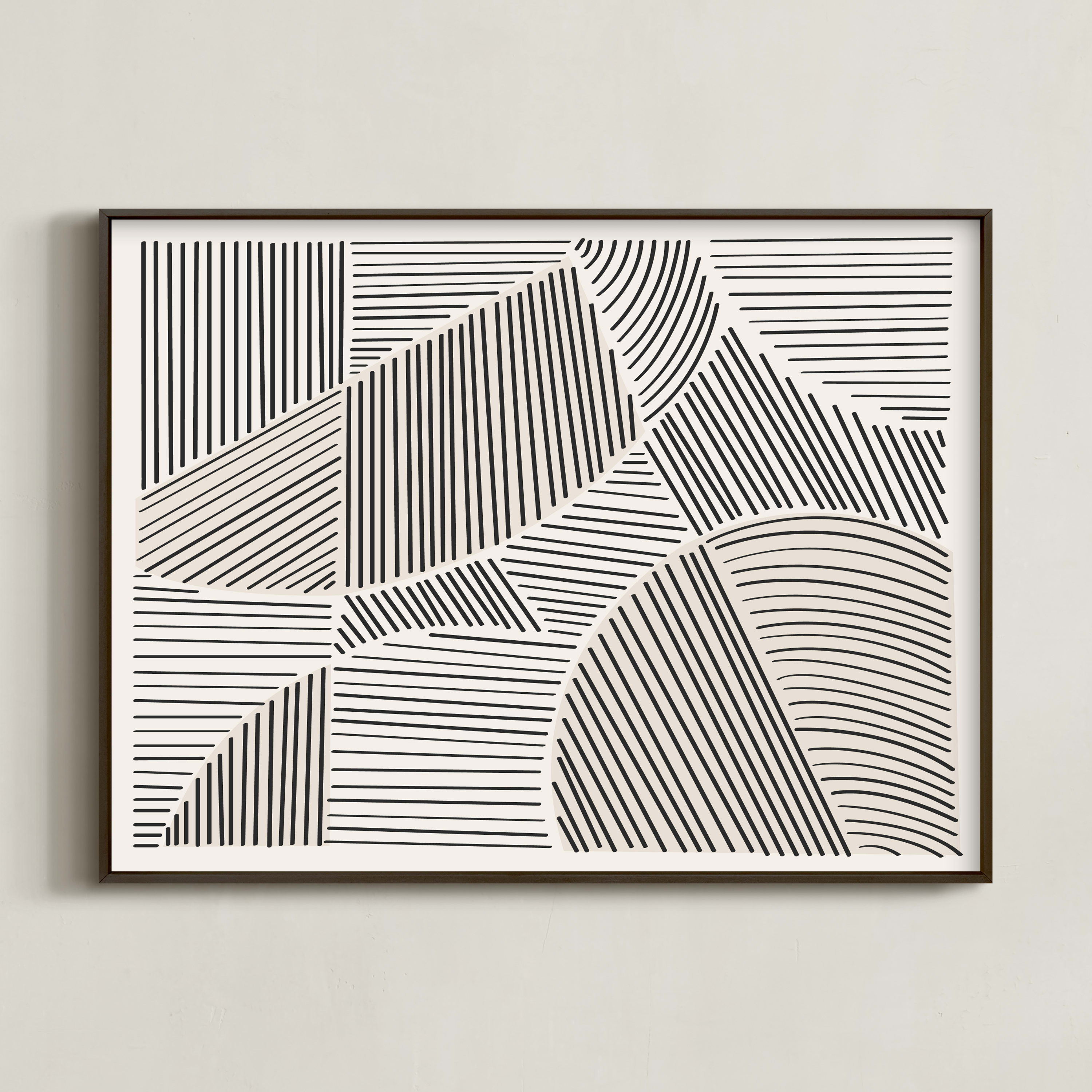 "Colored Lines I" - Graphic Limited Edition Art Print by David Michuki. | Minted