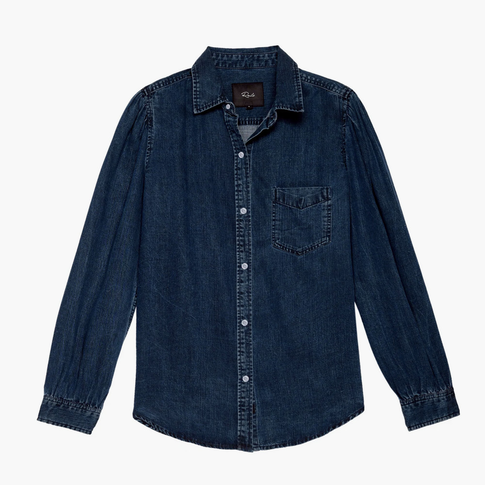 Ingrid Denim Shirt - Dark Vintage | Trouva (Global)