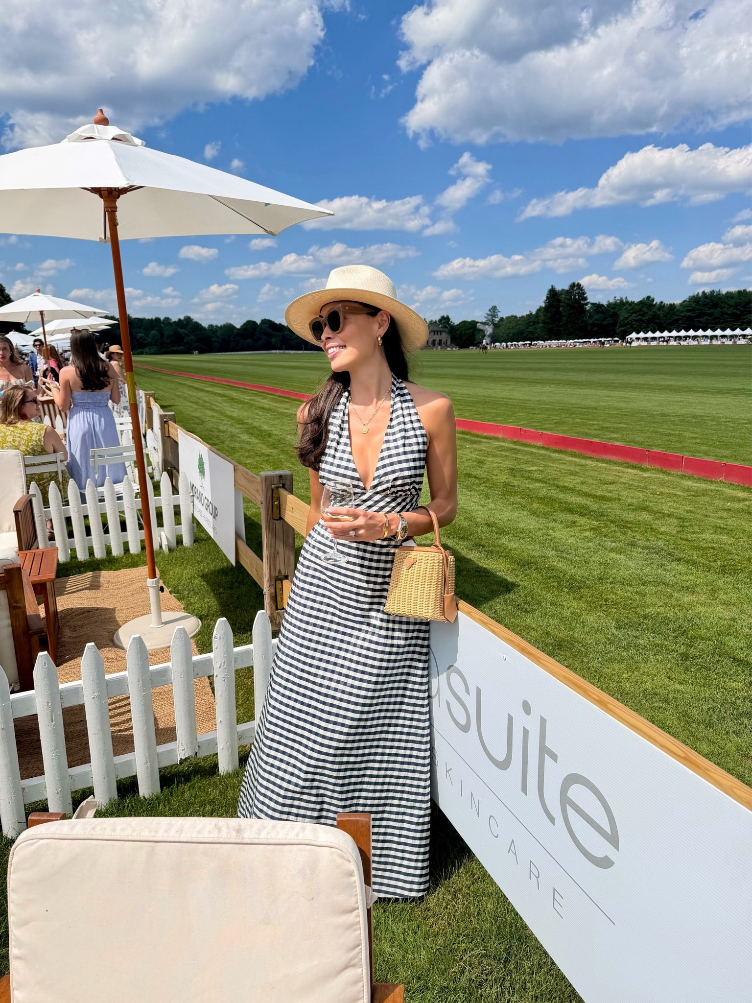 Gingham dress for Greenwich Polo @Revolve #ad Kat Jamieson style, summer outfit.

#LTKootd #LTKSeasonal #LTKdayinmylife