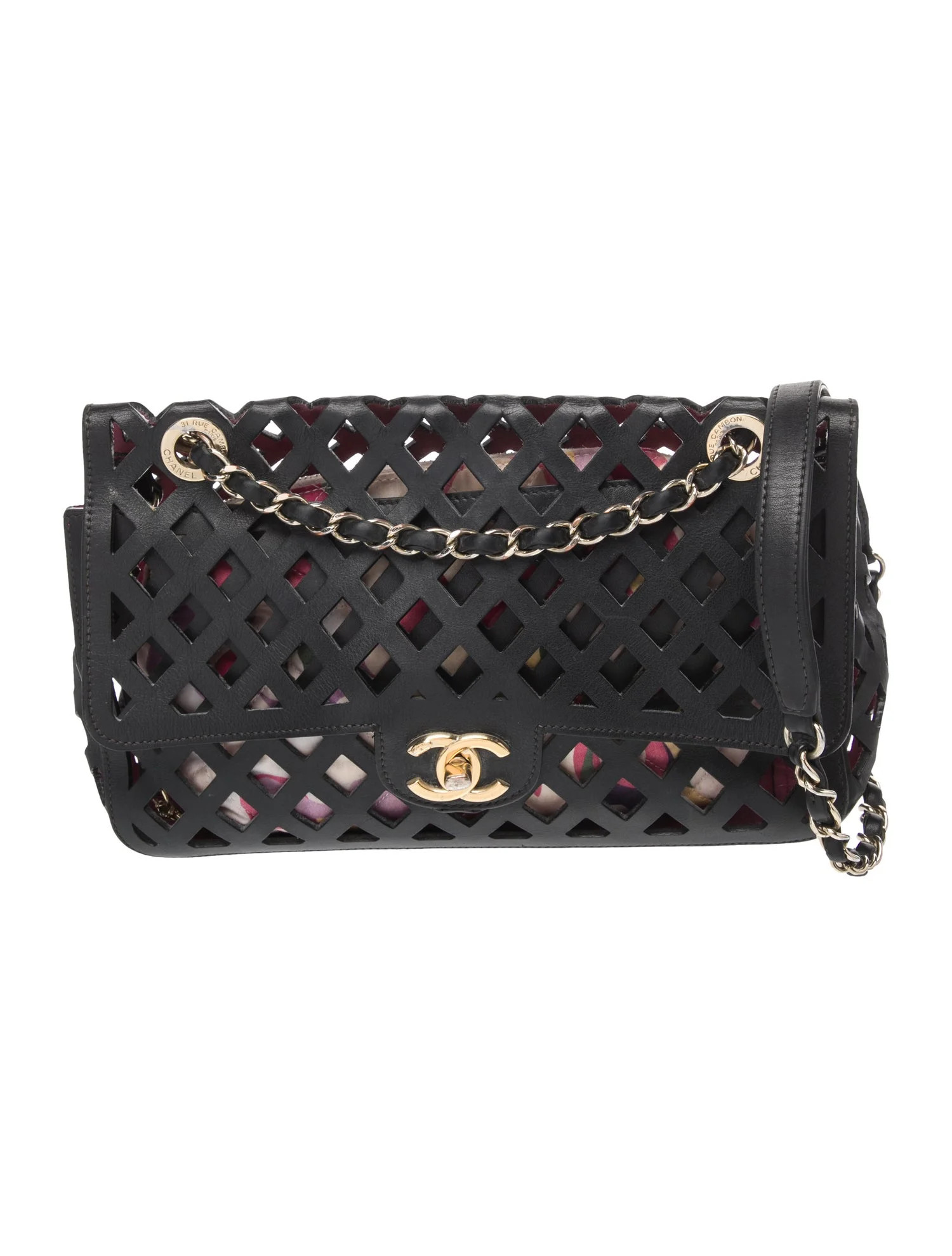 Chanel Large See Through Flap Bag - Black Shoulder Bags, Handbags - CHA1346241 | The RealReal | The RealReal