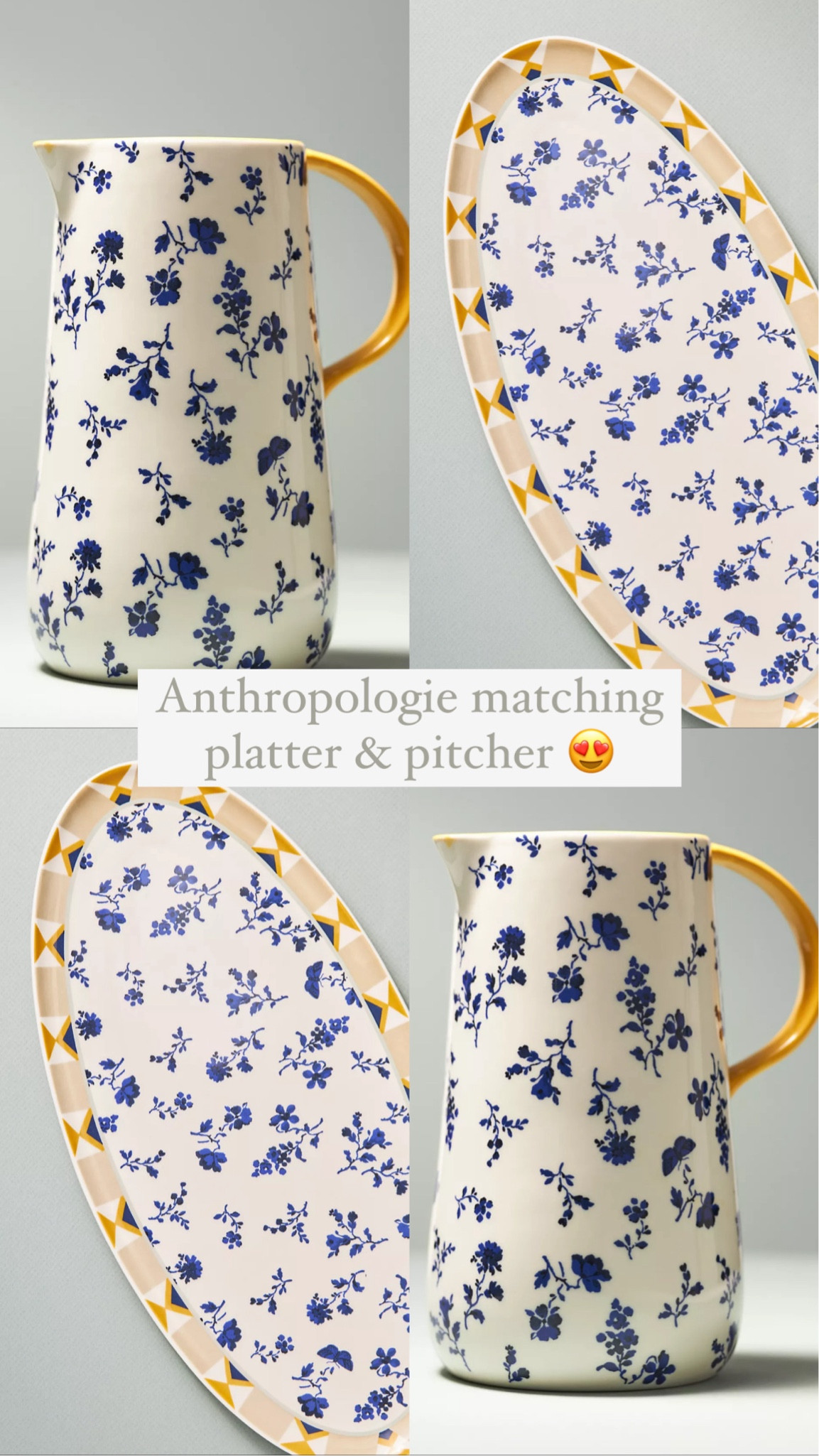 Anthropologie Loren floral platter and pitcher


#LTKSeasonal #LTKHome #LTKFindsUnder50