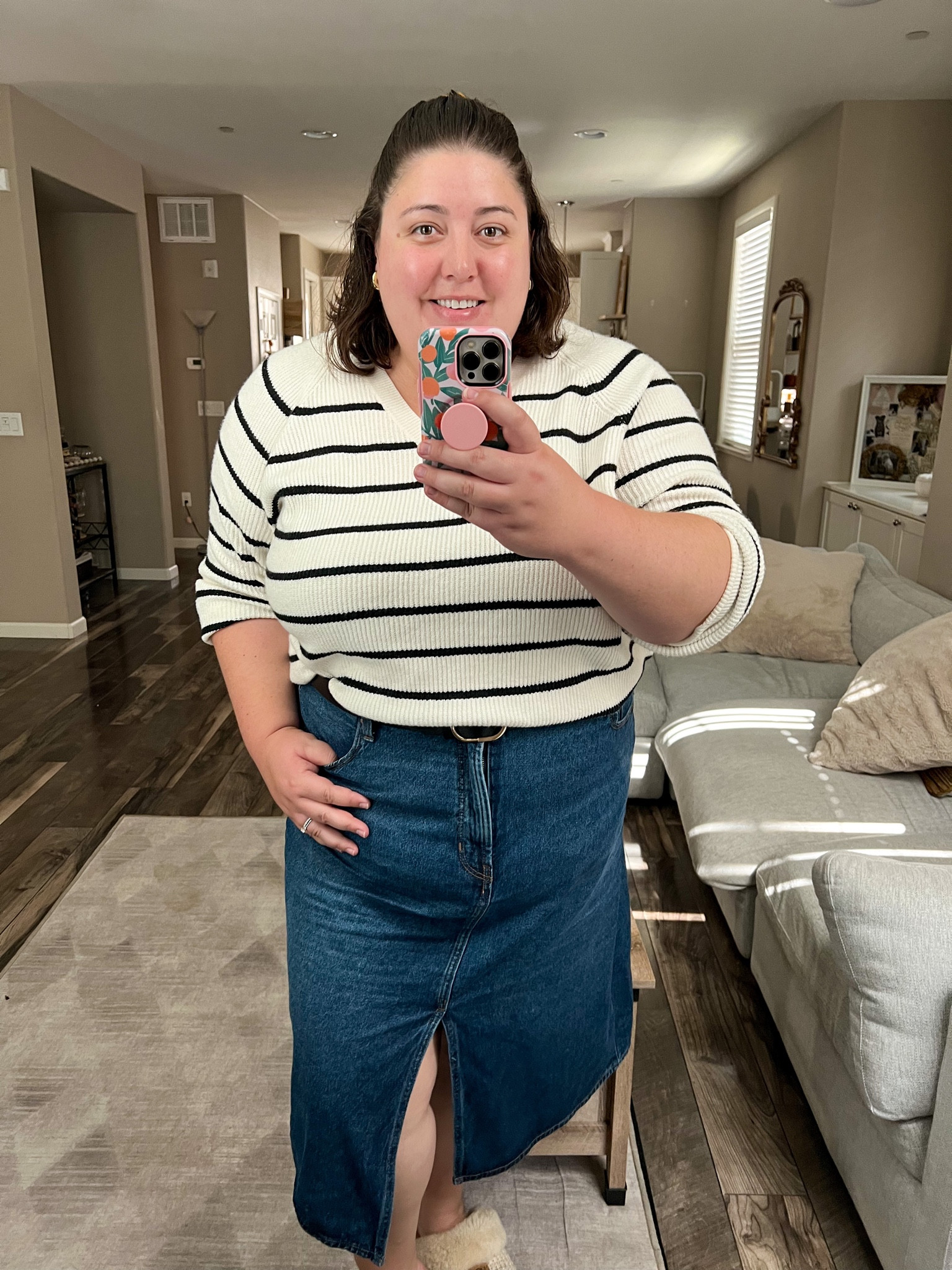 Work outfit 

Sizing:
Sweater: 3X
Skirt: 24

#LTKplussize #LTKxPrime #LTKsalealert