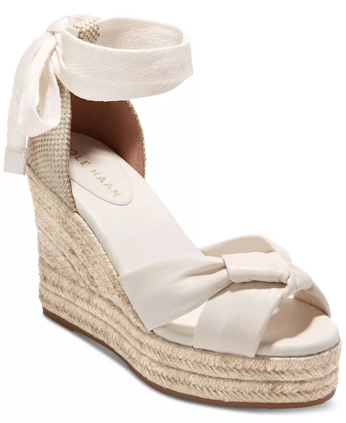 Cole Haan Women's Cloudfeel Hampton Espadrille Wedge Sandals - Macy's | Macy's