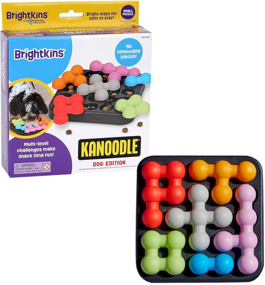 Brightkins Kanoodle Dog Edition Small - Interactive Puzzle Toys, Enrichment Slow Feeder, Training... | Amazon (US)